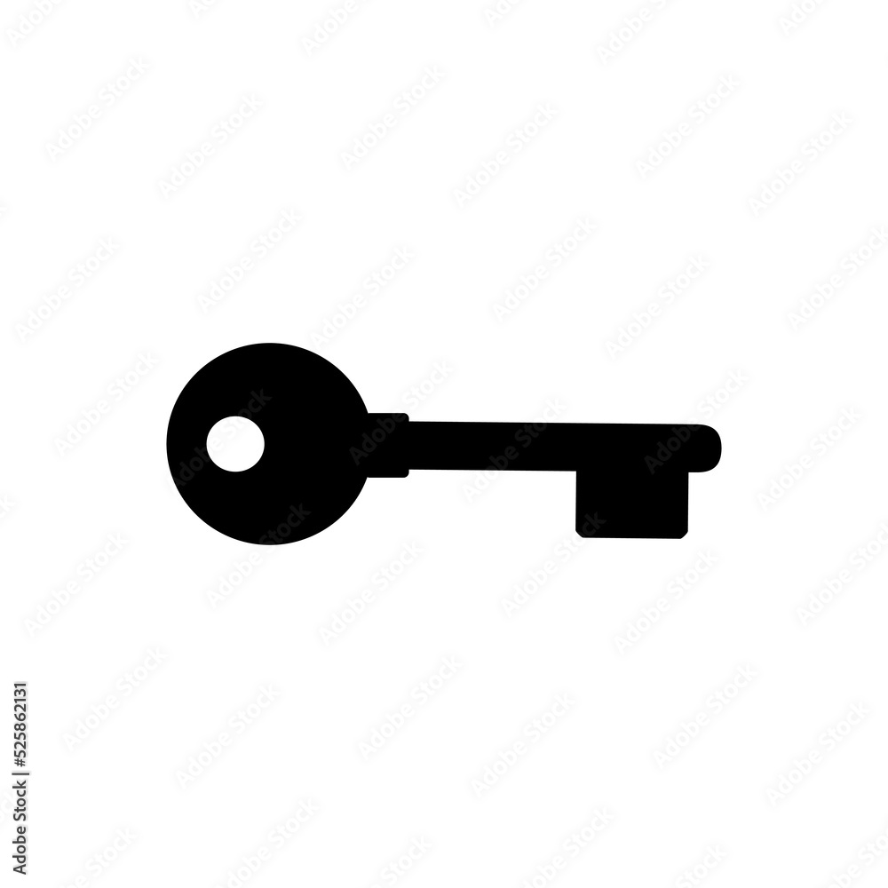 key icon vector illustration logo template for many purpose. Isolated on white background. key icon vector illustration logo template for many purpose. Isolated on white background.