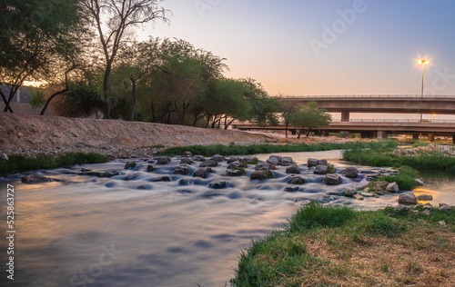 Wadi Hanifa River, Riyadh, Saudi Arabia photo