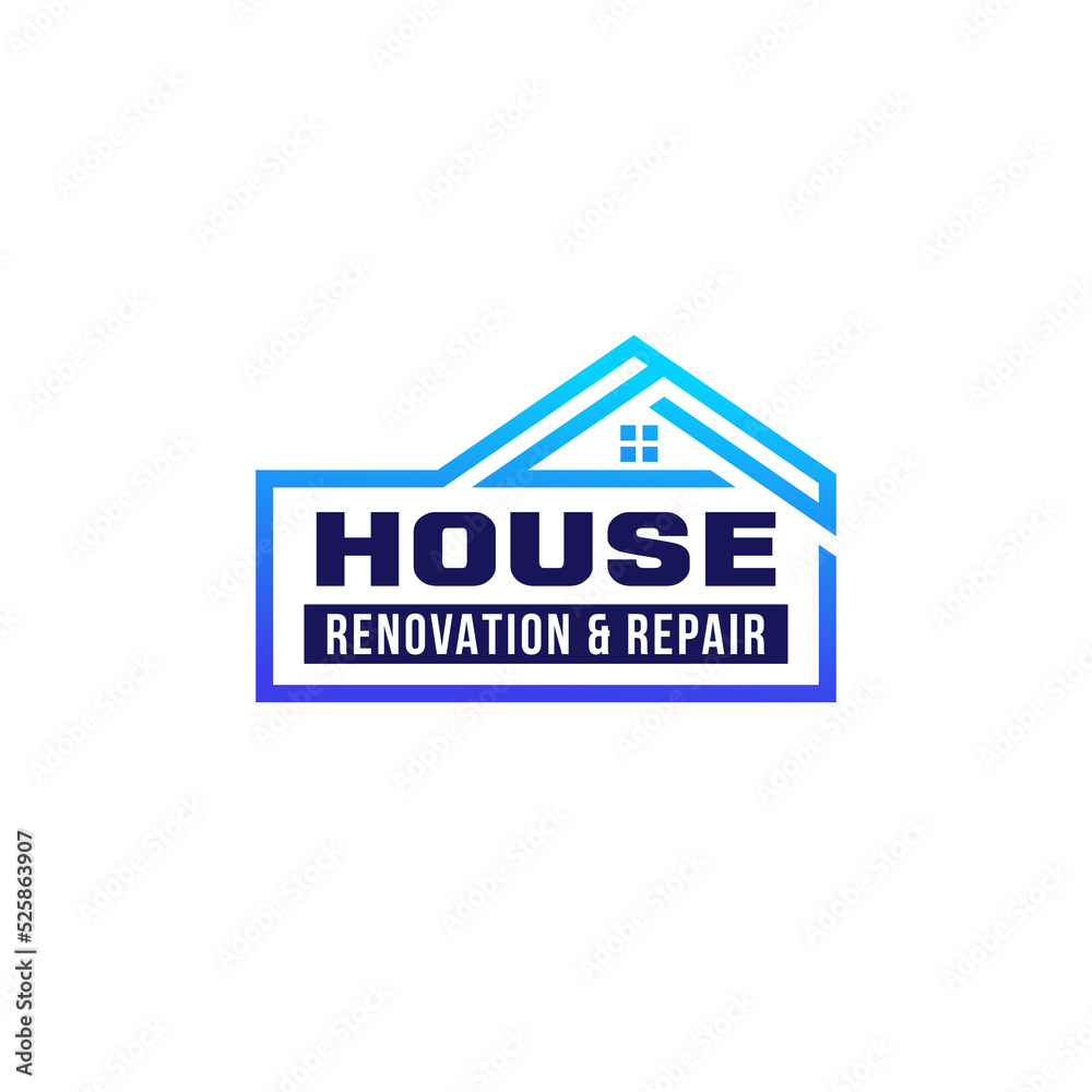 House Property Renovation Repair Abstract shape logo design,vector,illustration House Property Renovation Repair Abstract shape logo design,vector,illustration
