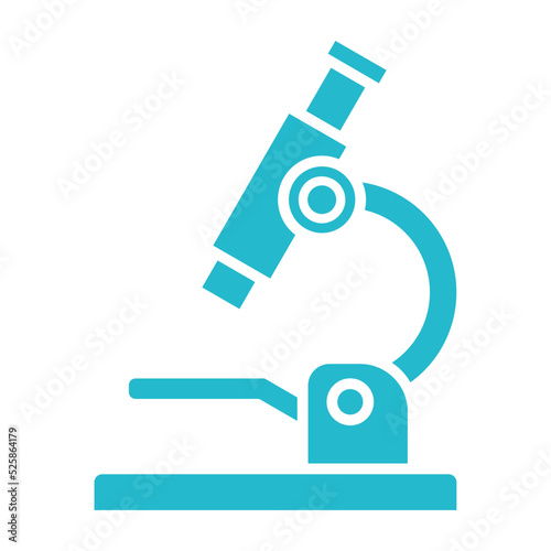 Microscope Multicolor Glyph Icon