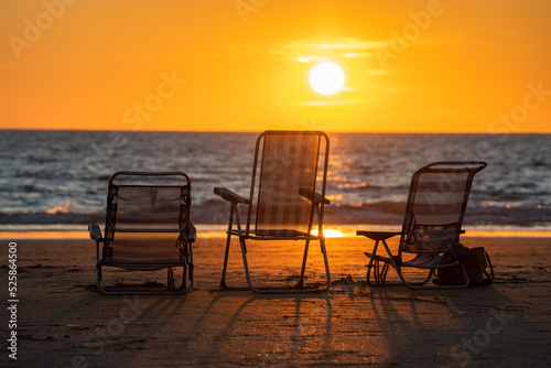 sunset on the beach © Francisco