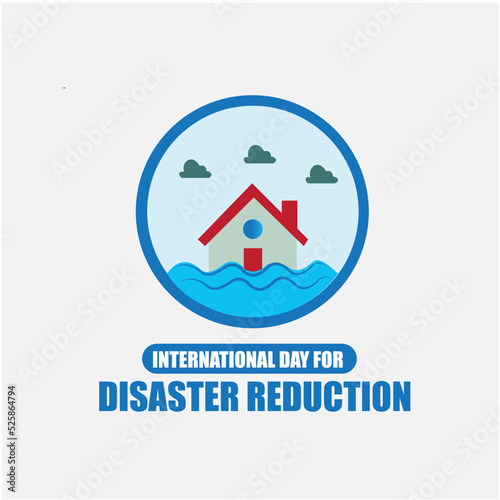 International Day for Disaster Reduction Vector. Simple and Elegant Design