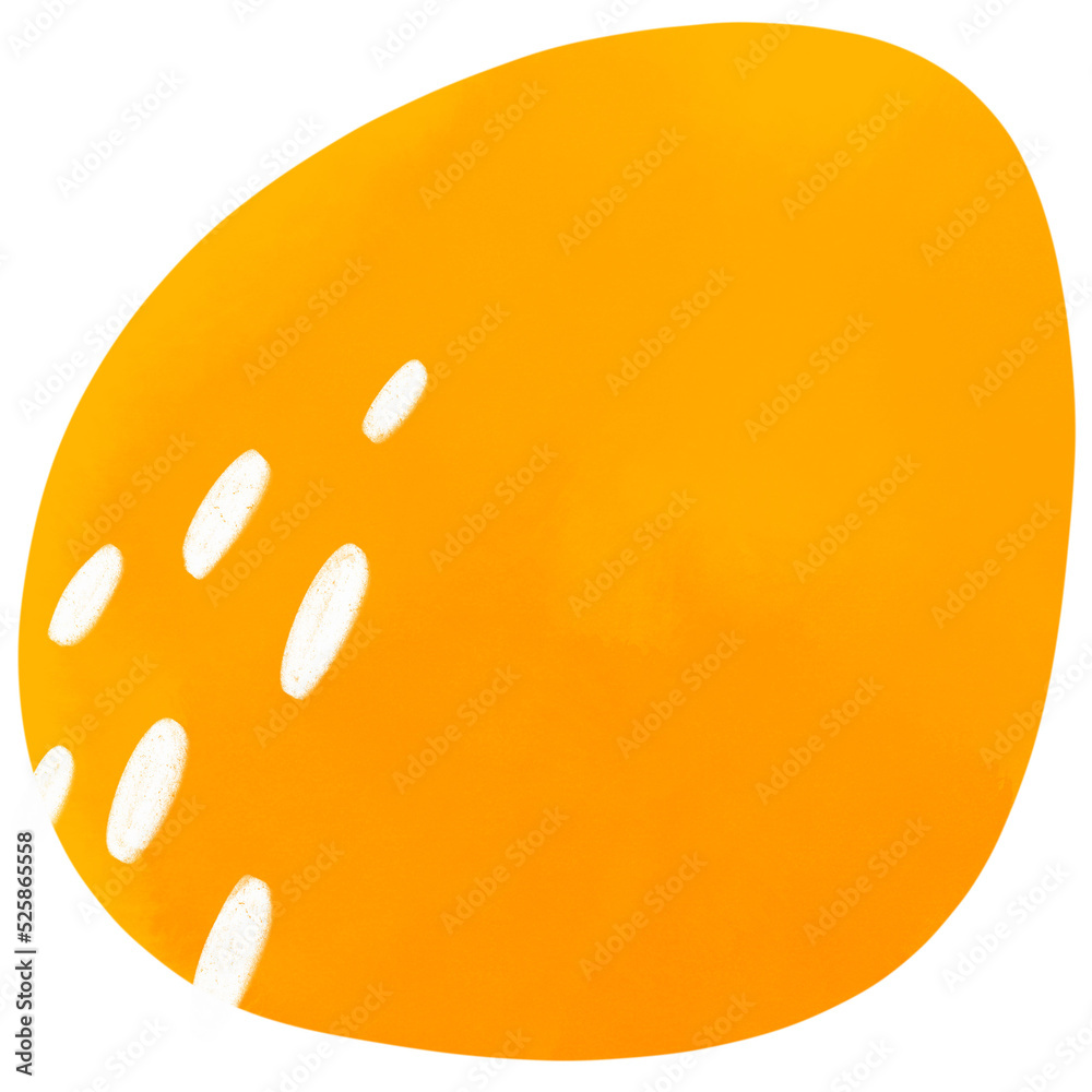 Fototapeta premium Watercolor abstract and doodle brown tone clipart.