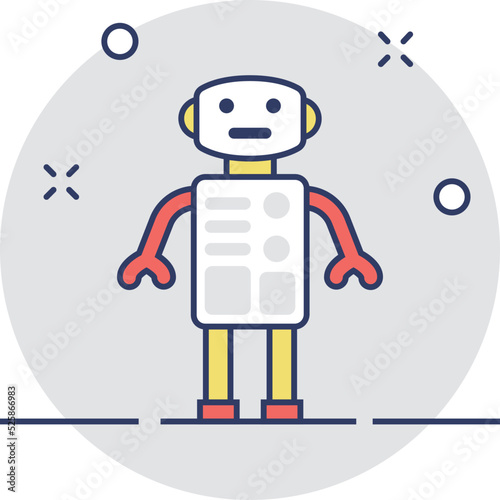 Robotic Vector Icon