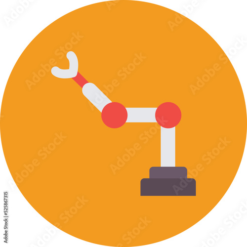 Industrial Arm Vector Icon