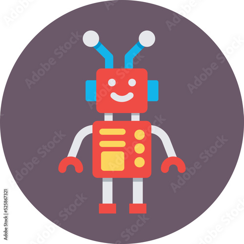 Game Robot Vector Icon