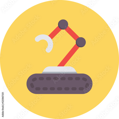Industrial Arm Vector Icon