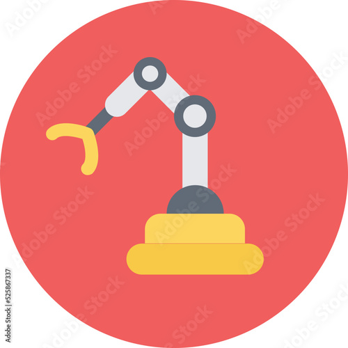 Industrial Arm Vector Icon