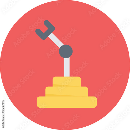 Industrial Arm Vector Icon