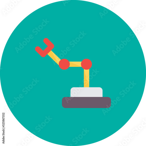 Industrial Arm Vector Icon