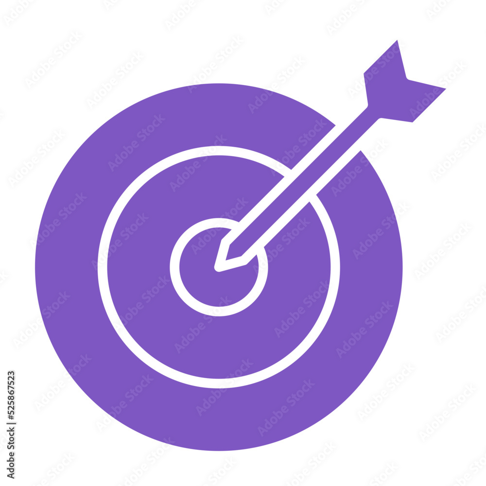 Target Multicolor Glyph Icon Target Multicolor Glyph Icon
