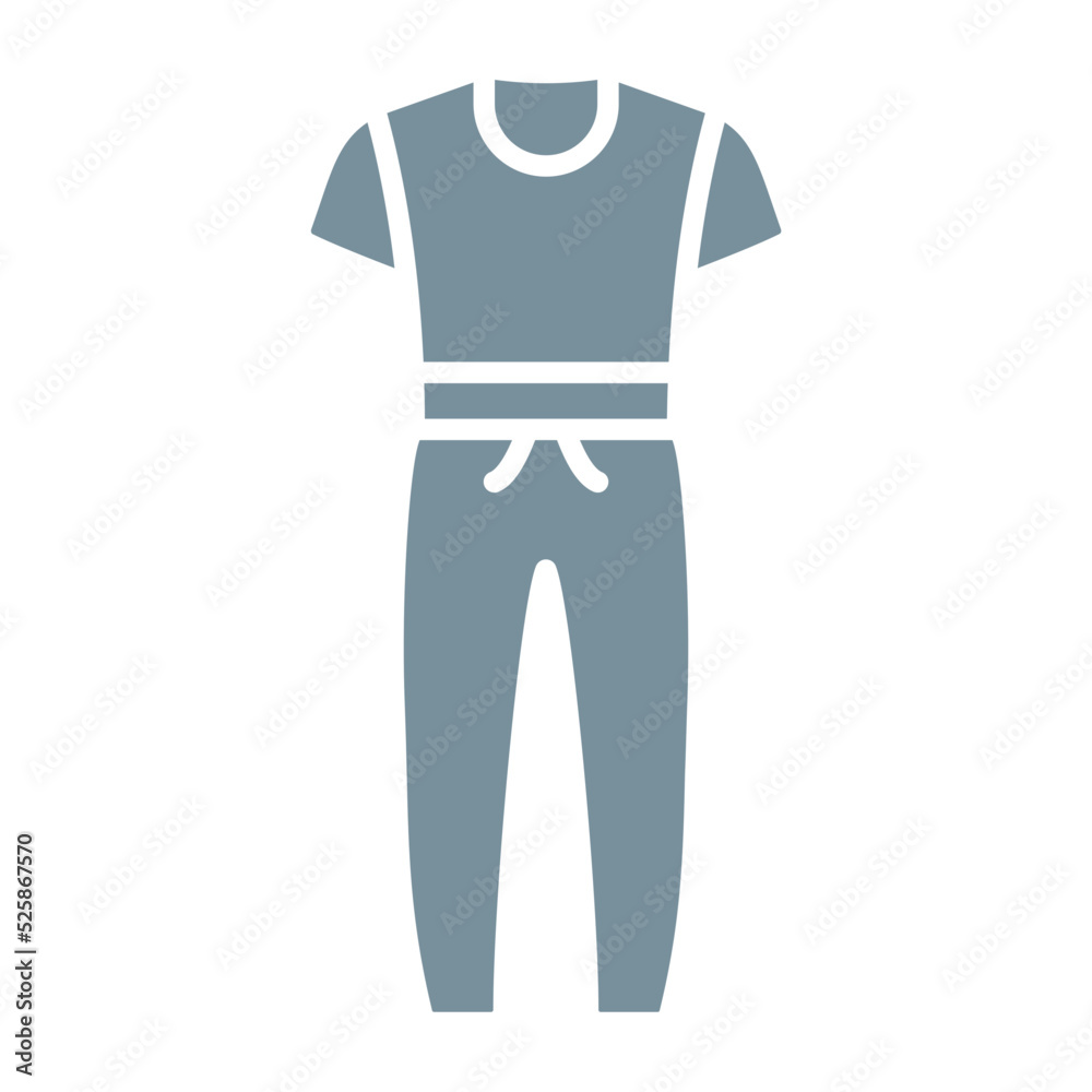 Jumpsuit Multicolor Glyph Icon Jumpsuit Multicolor Glyph Icon