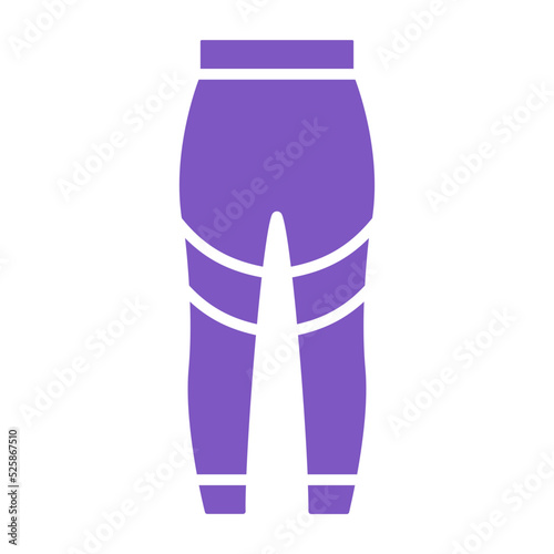 Leggins Multicolor Glyph Icon