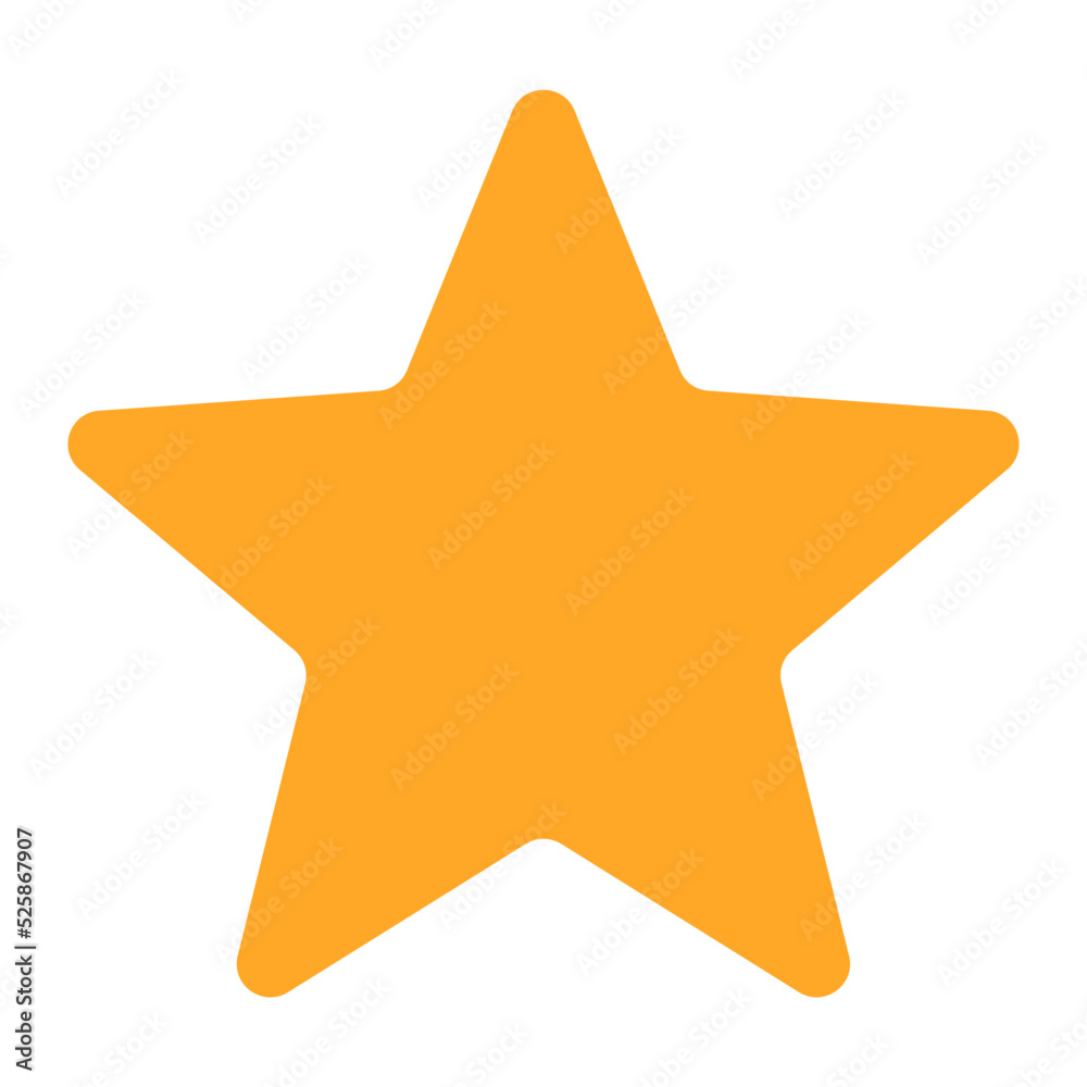 Fototapeta premium Star Multicolor Glyph Icon