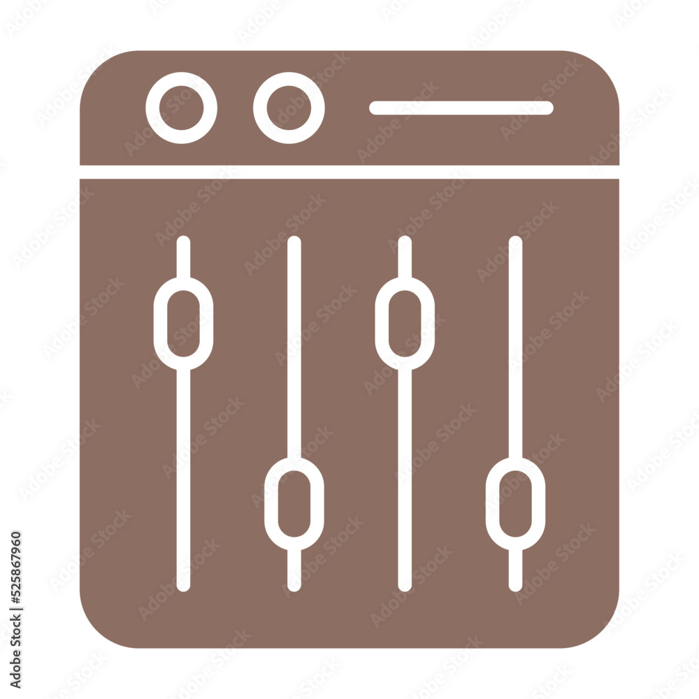 Mixer Multicolor Glyph Icon Mixer Multicolor Glyph Icon