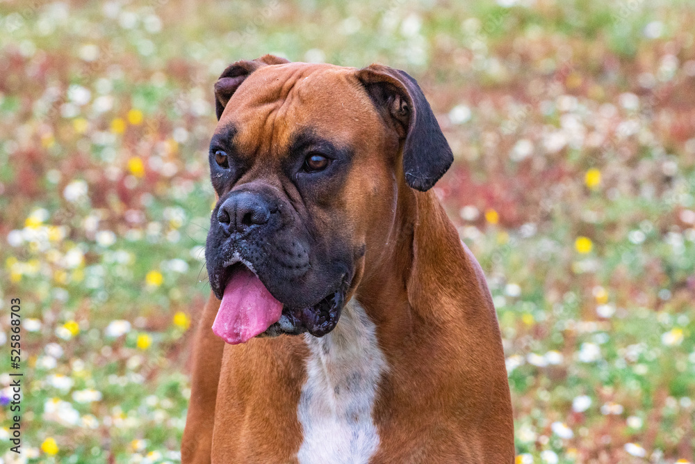boxer portrait