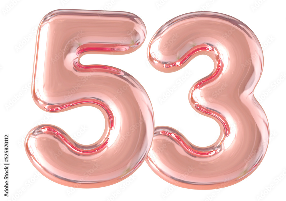 3d render number 53