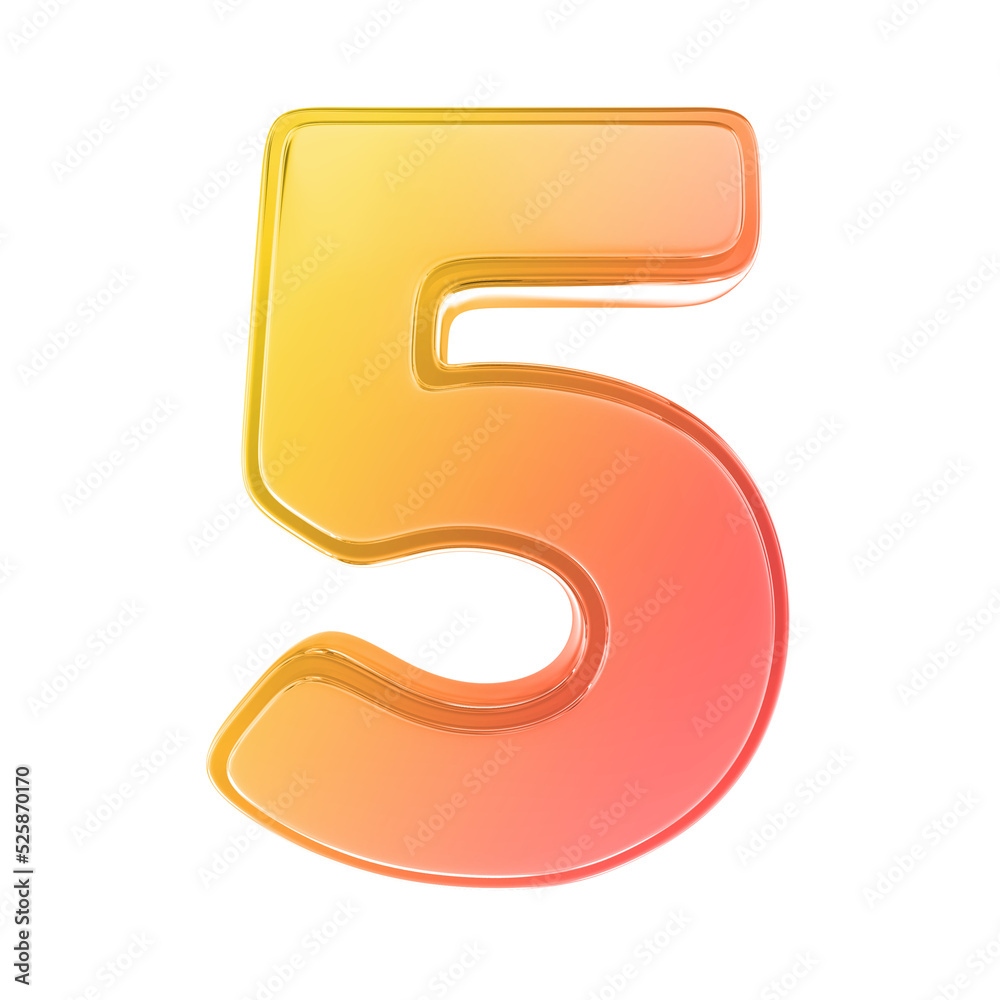 number 3d gold number 3d gold