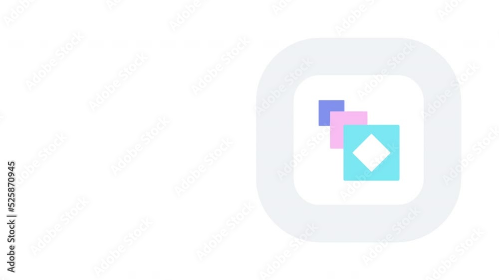 4k video of cartoon icon on white background. 4k video of cartoon icon on white background.