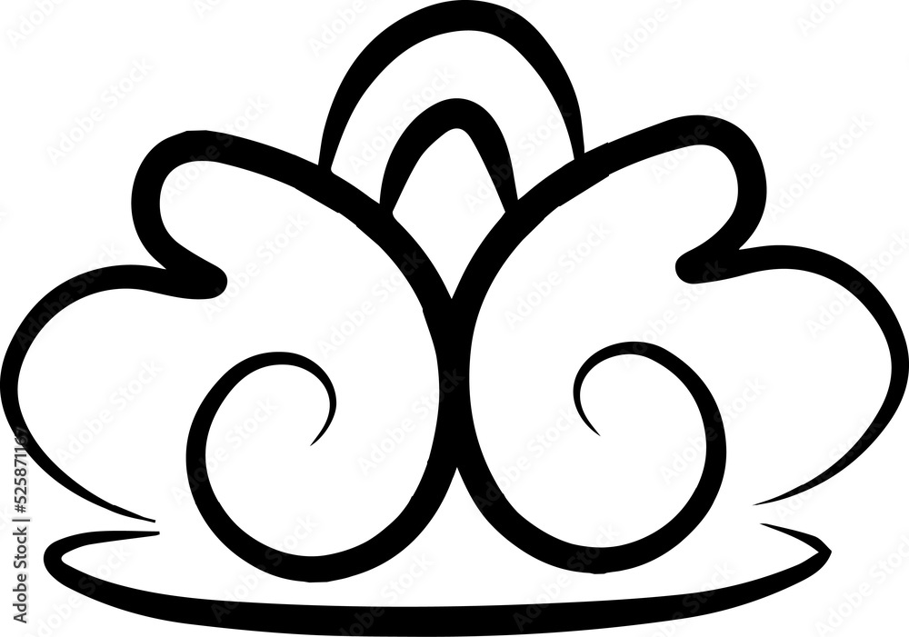 Hand drawn crown Hand drawn crown