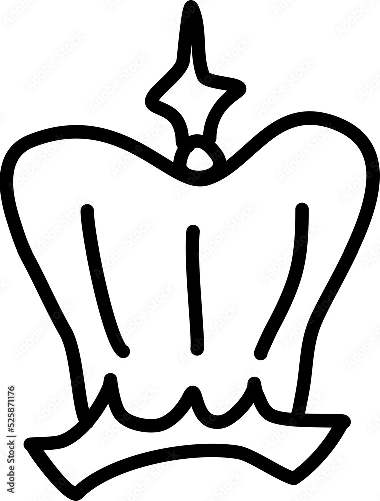 Obraz premium Hand drawn crown
