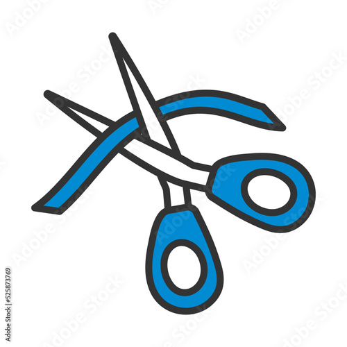 Ceremony Ribbon Cut Icon
