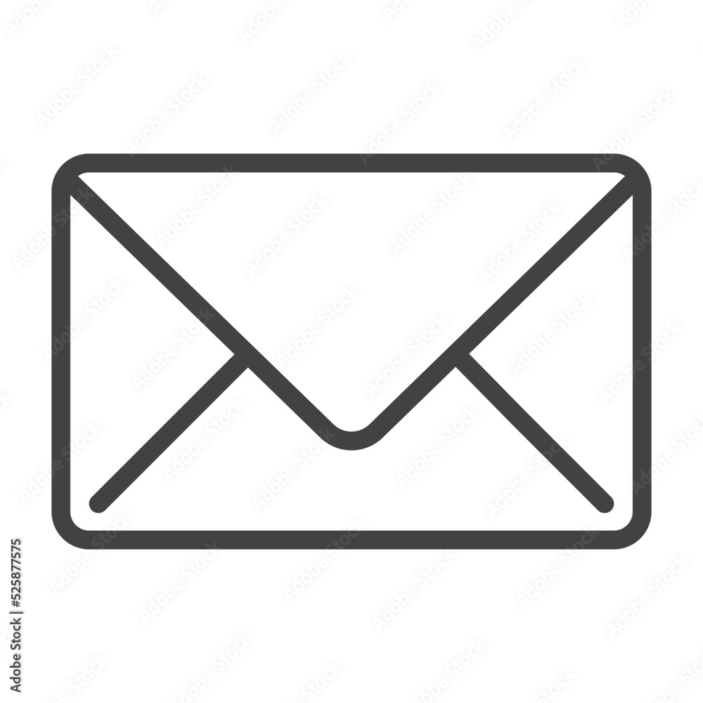 E-mail Thin Line Icon. Outline Icon. Editable Stroke. E-mail Thin Line Icon. Outline Icon. Editable Stroke.