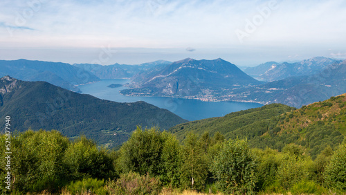 wonderful view of Como Lake and the surrounding mountains