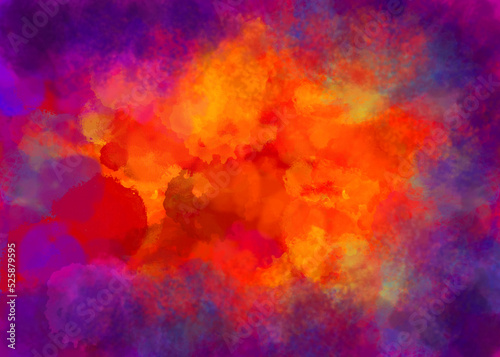 abstract watercolor background with strokes