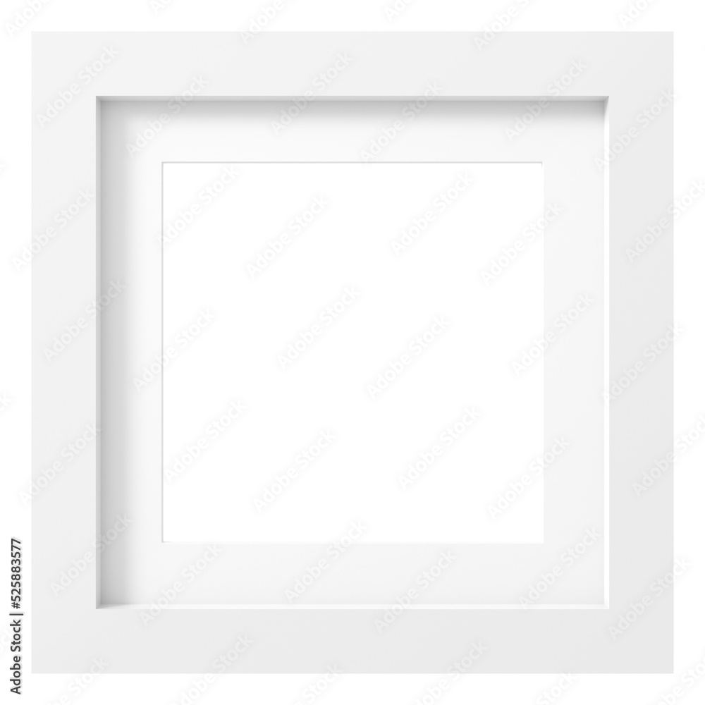 Modern frame. 3D square shape frame. 3D decoration. Modern frame. 3D square shape frame. 3D decoration.