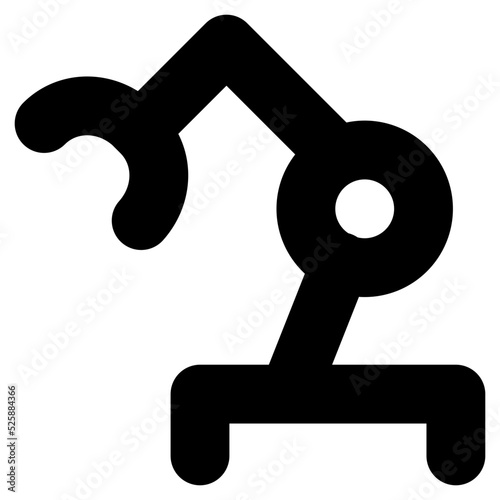 Industrial Arm Vector Icon