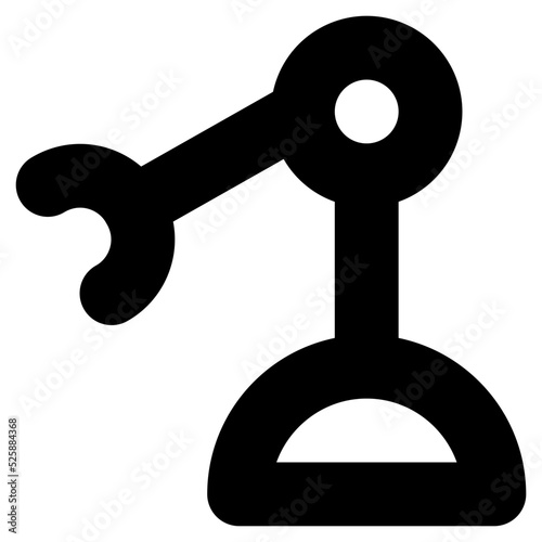 Industrial Arm Vector Icon