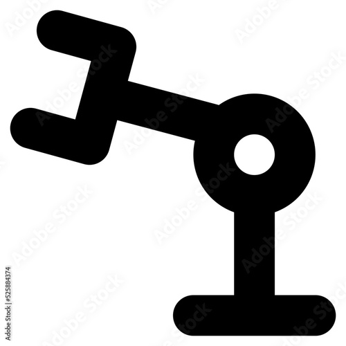 Industrial Arm Vector Icon