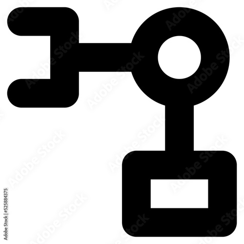 Industrial Arm Vector Icon