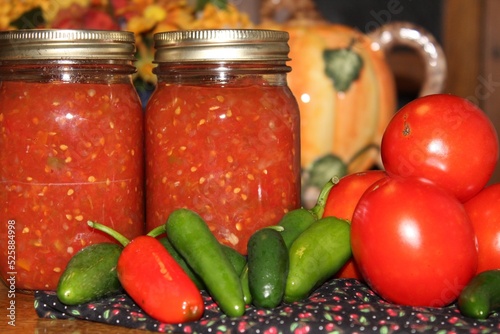 Fresh and Canned Homemade Tomatoes