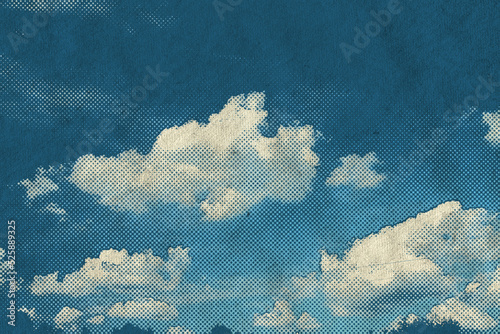 Photography retro sky pattern