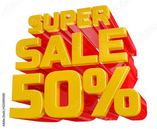 50 Super sale 3d