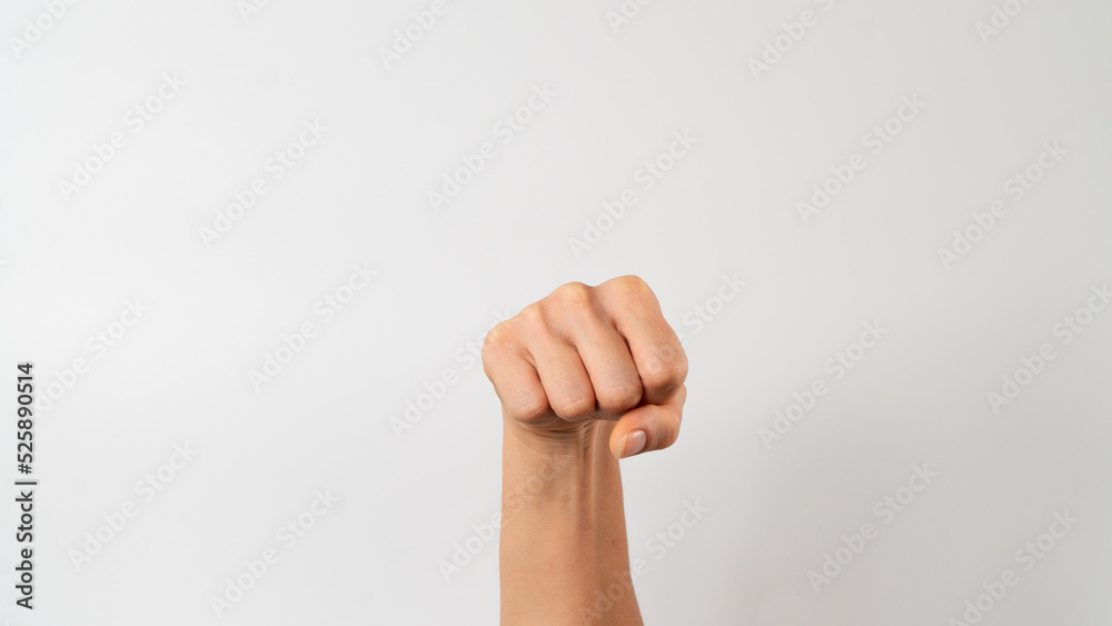 Naklejka premium sign language of the deaf and dumb, phrase - yes