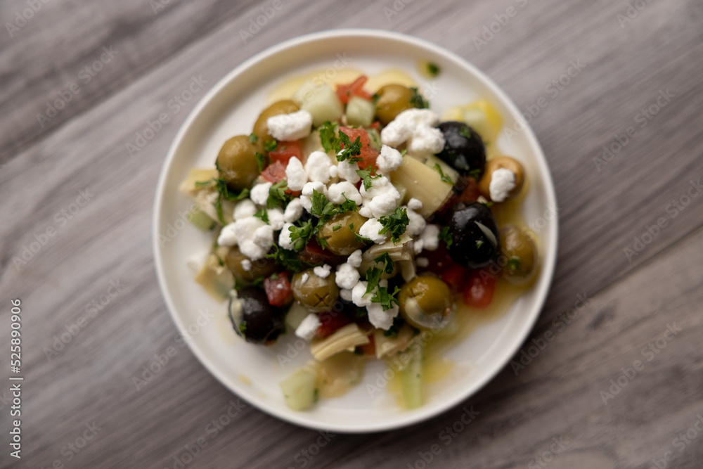 Chilled olive salad Chilled olive salad