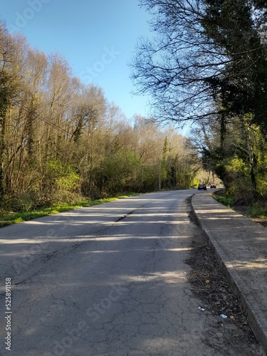 Carretera rural en Galicia