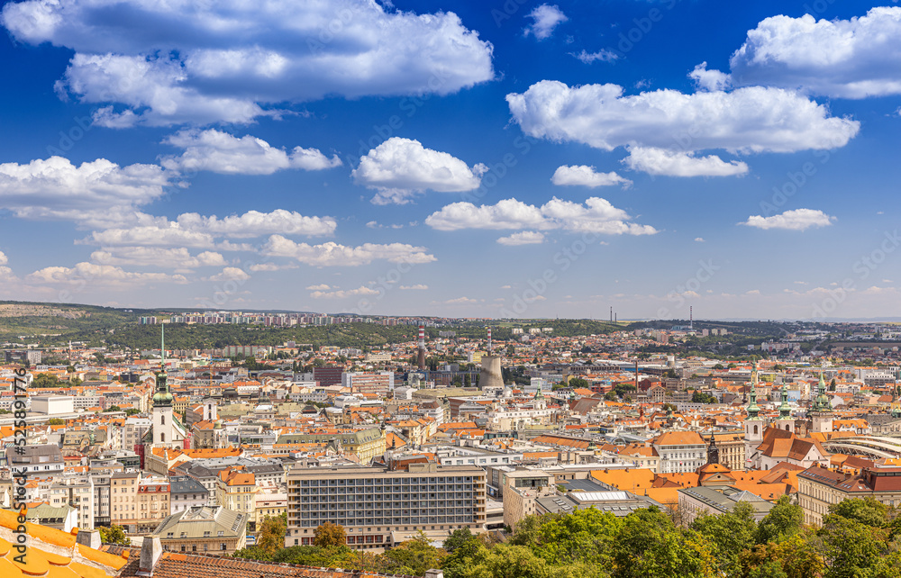 View on the city Brno
