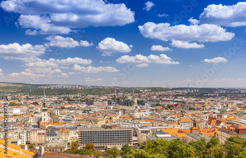 View on the city Brno