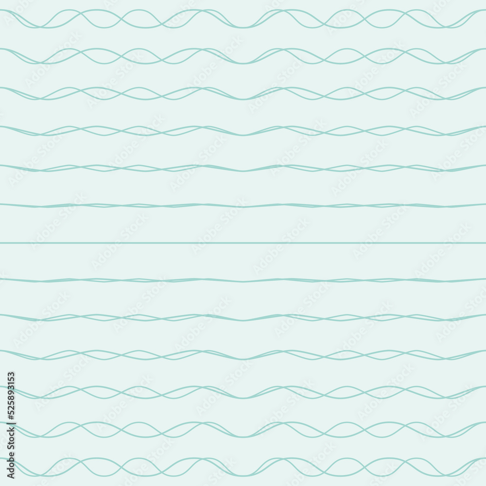 Vector texture of green waves, seamless pattern Vector texture of green waves, seamless pattern