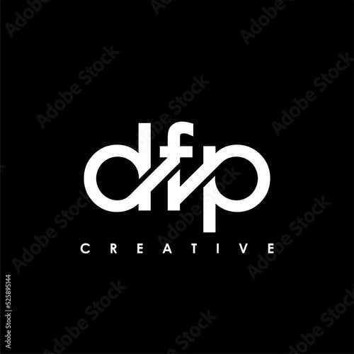 DFP Letter Initial Logo Design Template Vector Illustration photo