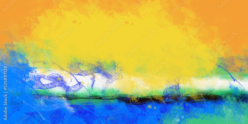 Abstract colour painted background