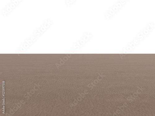 Tela Sandy Foreground Floor with Perspective, Transparent Background PNG