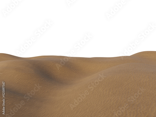 Sandy Foreground Floor with Perspective  Transparent Background PNG 