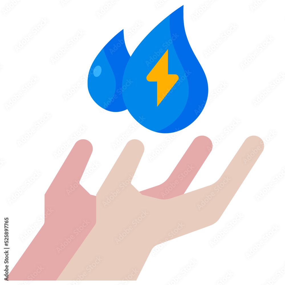 save water flat icon save water flat icon