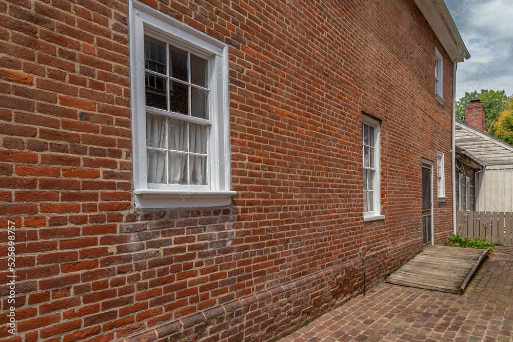 brick house wall brick house wall