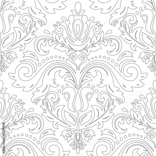 Orient vector classic pattern. Seamless abstract background with vintage elements. Orient pattern. Ornament for wallpapers and packaging